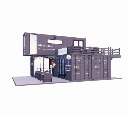Trasporto Trasporto Modulare Prefabbricato Pieghevole Case Abitabili Deposito Casa container espandibile con colore personalizzato e modello 3D