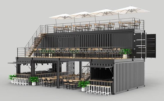 Trasporto Trasporto Modulare Prefabbricato Pieghevole Case Abitabili Deposito Casa container espandibile con colore personalizzato e modello 3D