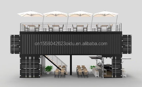 Trasporto Trasporto Modulare Prefabbricato Pieghevole Case Abitabili Deposito Casa container espandibile con colore personalizzato e modello 3D