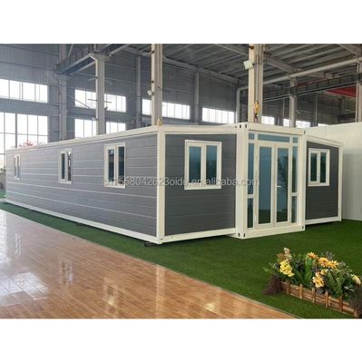 Colore personalizzato 40ft 20ft Prefabbricato Container Casa 3 camere da letto mobile pieghevole espandibile panello sandwich in acciaio all'aperto