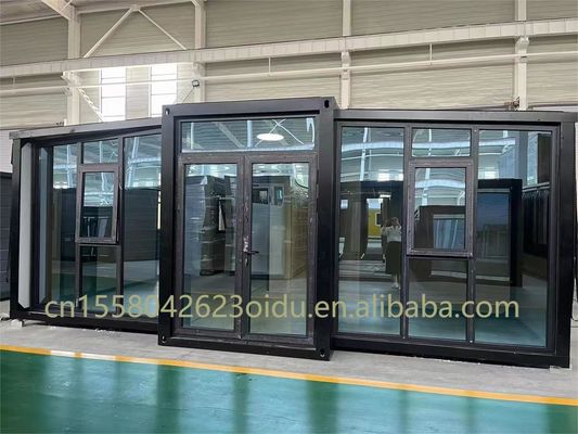 Colore personalizzato 40ft 20ft Prefabbricato Container Casa 3 camere da letto mobile pieghevole espandibile panello sandwich in acciaio all'aperto
