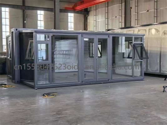 Colore personalizzato 40ft 20ft Prefabbricato Container Casa 3 camere da letto mobile pieghevole espandibile panello sandwich in acciaio all'aperto
