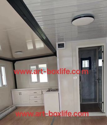 Colore personalizzato 40ft 20ft Prefabbricato Container Casa 3 camere da letto mobile pieghevole espandibile panello sandwich in acciaio all'aperto