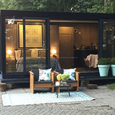 2 camere da letto portacontainer espandibile casa prefabbricata in acciaio modulare piccola casa per esterni in colore personalizzato e 20ft o 40ft dimensione