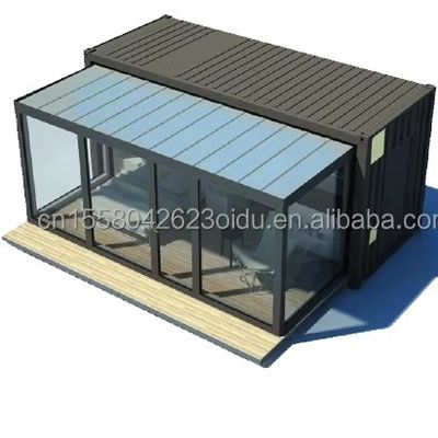 2 camere da letto portacontainer espandibile casa prefabbricata in acciaio modulare piccola casa per esterni in colore personalizzato e 20ft o 40ft dimensione