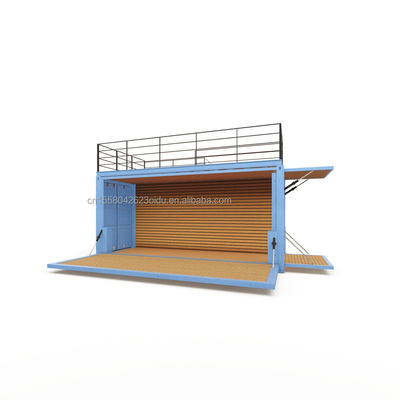 20 piedi di lusso Prefabbricato casa di container espandibile Prefabricato Flat Pack Villa con colore personalizzato e costo di spedizione