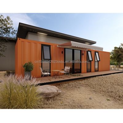Tubi quadrati in acciaio galvanizzato Struttura principale Esterno Moderna Acciaio Modulare Espandibile 20ft/40ft Portabile Container House