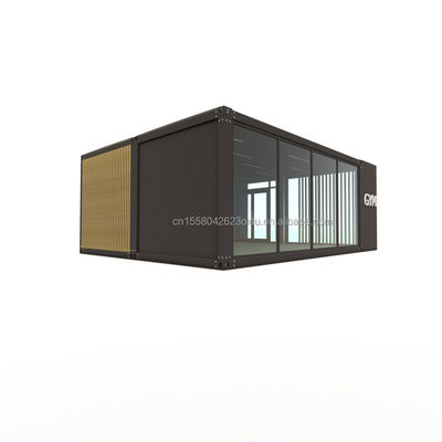 Villa container prefabbricata con camera prefabbricata deluxe da 20 piedi con pannello sandwich Wave da parete 50/75 / 100mm