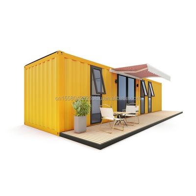 Tubi quadrati in acciaio galvanizzato Struttura principale Esterno Moderna Acciaio Modulare Espandibile 20ft/40ft Portabile Container House