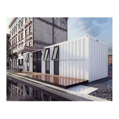 Tubi quadrati in acciaio galvanizzato Struttura principale Esterno Moderna Acciaio Modulare Espandibile 20ft/40ft Portabile Container House
