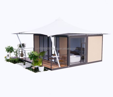 20ft Fast Build Prefab Hotel House Modulare Pieghevole Container House per campeggio e giardino pieghevole