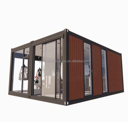 Parete 100mm Wave Sandwich Panel Hotel Container Store Personalizzabile Imballaggio piatto Installazione rapida Casa prefabbricata