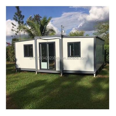 Struttura principale Tubi quadrati in acciaio galvanizzato Prefabbricato Casa in contenitore in colore personalizzato per la vita all'aria aperta