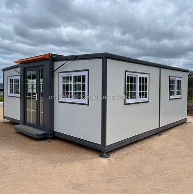 Struttura principale Tubi quadrati in acciaio galvanizzato Prefabbricato Casa in contenitore in colore personalizzato per la vita all'aria aperta