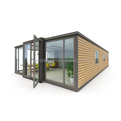 50/75/100mm Wave Sandwich Panel Moderna Edilizia prefabbricata di 3 camere da letto