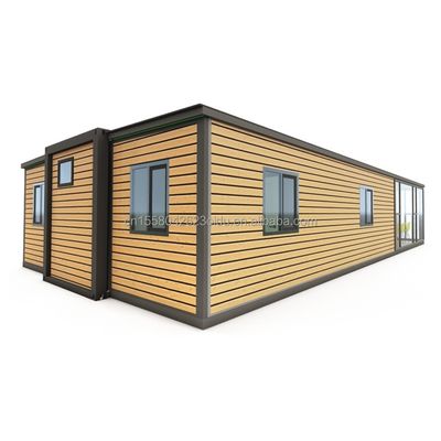 50/75/100mm Wave Sandwich Panel Moderna Edilizia prefabbricata di 3 camere da letto