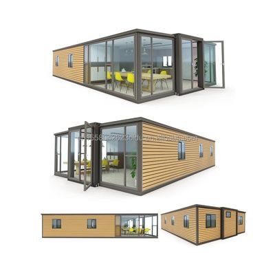 50/75/100mm Wave Sandwich Panel Moderna Edilizia prefabbricata di 3 camere da letto