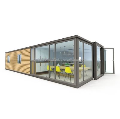 50/75/100mm Wave Sandwich Panel Moderna Edilizia prefabbricata di 3 camere da letto