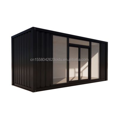 Hotel assemblato pacchetto piatto 20ft contenitore casa mobile telaio pannello sandwich e casa prefabbricata di lusso a sconto