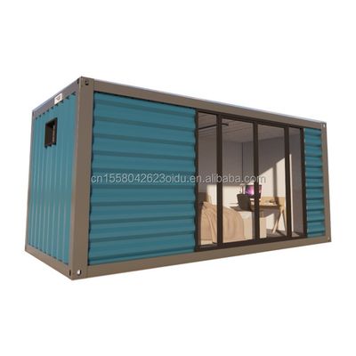 Hotel assemblato pacchetto piatto 20ft contenitore casa mobile telaio pannello sandwich e casa prefabbricata di lusso a sconto