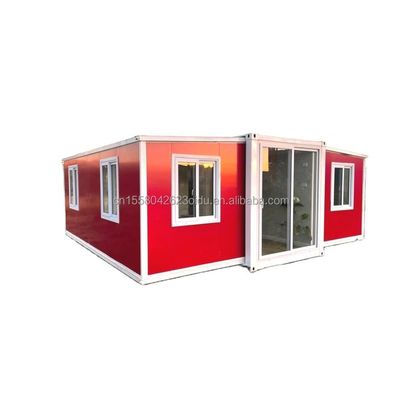 Legno 2 3 4 5 camera da letto Villa prefabbricata Disegno di colore personalizzato 20ft 40ft impermeabile Prefabbricata casa container espandibile