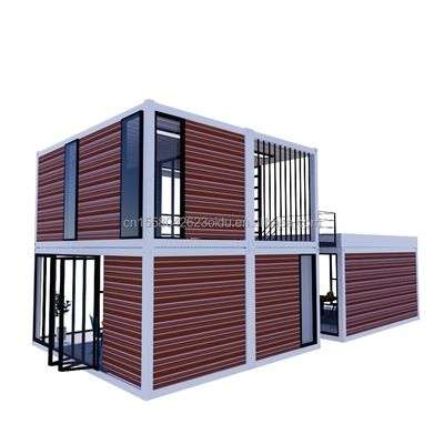 20ft Portable Kiosk Modificato Prefab Modular Coffee Shop Shipping Container Bar piccola casa 3 camere da letto progettato per Hotel