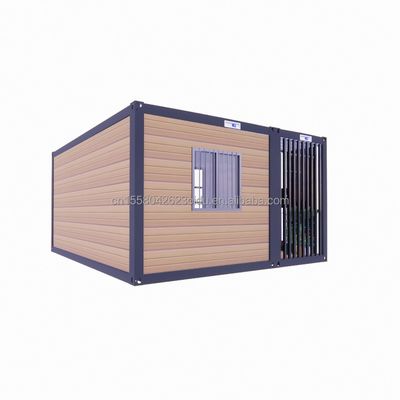 Casa in legno di 20 piedi di colore personalizzato con lussuoso giardino studio confezione piatta contenitore e materiali mobili utilizzati