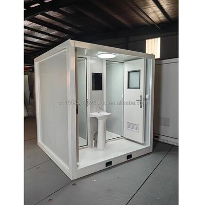 Parete 50/75/100mm Wave Sandwich Panel 20ft o 40ft Luxury portable cabina doccia per casa o appartamento bagno bagno bagno