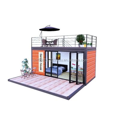 Case di container di lusso Appartamenti prefabbricati moderni Ville e cabine di legno