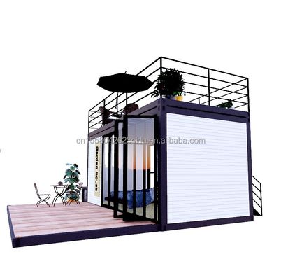 Case di container di lusso Appartamenti prefabbricati moderni Ville e cabine di legno
