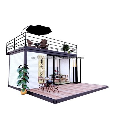 Case di container di lusso Appartamenti prefabbricati moderni Ville e cabine di legno