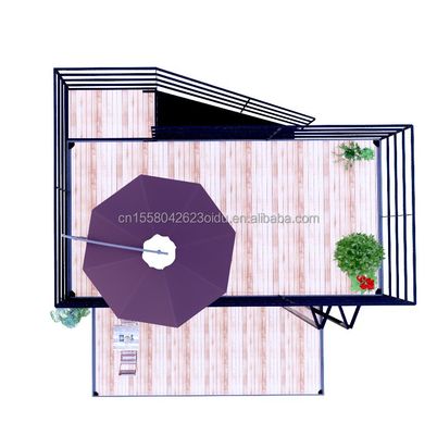 Case di container di lusso Appartamenti prefabbricati moderni Ville e cabine di legno