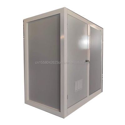 Moderno design Prefabbricato Modulare Bagni Portatili Esterno Flat Pack Contenitore in acciaio e pannello sandwich per negozio 10FT