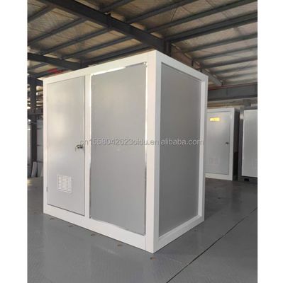 Moderno design Prefabbricato Modulare Bagni Portatili Esterno Flat Pack Contenitore in acciaio e pannello sandwich per negozio 10FT