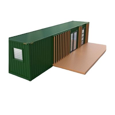Tubi quadrati in acciaio galvanizzato utilizzati nel design moderno portabile 20ft 40ft casa contenitore per esterni