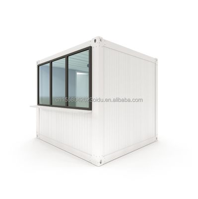 Moderno design Prefabbricato Modulare Bagni Portatili Esterno Flat Pack Contenitore in acciaio e pannello sandwich per negozio 10FT