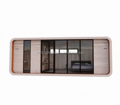 Container di spedizione modificato 20ft Luxury Prefabricato Casa di legno con cucina bagno e sala contenitori Installazione rapida