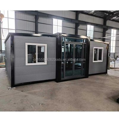 Edifici modulari in acciaio da 20 o 40 piedi Case moderne prefabbricate con materiale esterno e pannelli sandwich