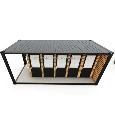Acciaio galvanizzato piegato 180g Profabricato Moderna casa all'aperto-acciaio e pannello sandwich Modificato Contenitore di spedizione Contenitore sanitario
