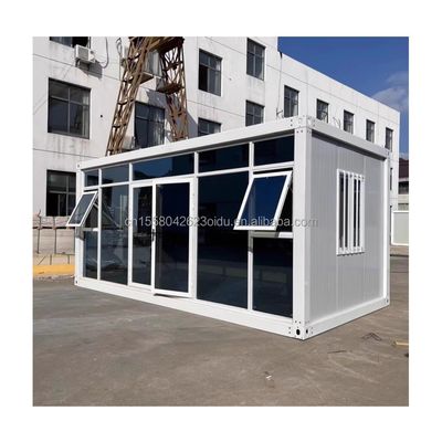 Modern Outdoor Living 20ft 40ft Prefabbricato Case mobili Espandibile Acciaio Sandwich Panel Contenitore con colore personalizzato
