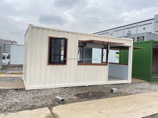 Modern Outdoor Living 20ft 40ft Prefabbricato Case mobili Espandibile Acciaio Sandwich Panel Contenitore con colore personalizzato