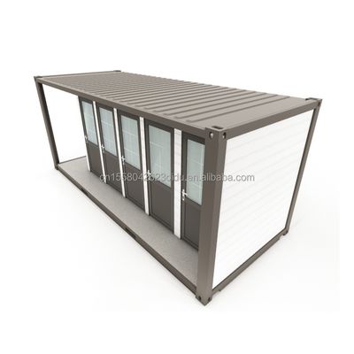 Bagno esterno Modificato Container di spedizione stile 20ft o 40ft Realizzato in acciaio e pannello sandwich con finestre in lega di alluminio