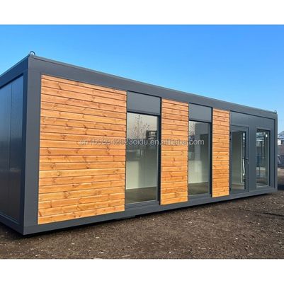 Moderna struttura in acciaio espandibile portabile casa in container prefabbricata con camere da letto per esterni in pannello sandwich