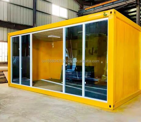 Colore personalizzato 20ft Prefabbricato Flat Package Container per lavoratori migranti sul cantiere