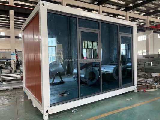 Colore personalizzato 20ft Prefabbricato Flat Package Container per lavoratori migranti sul cantiere