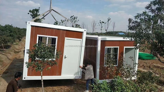Colore personalizzato 20ft Prefabbricato Flat Package Container per lavoratori migranti sul cantiere