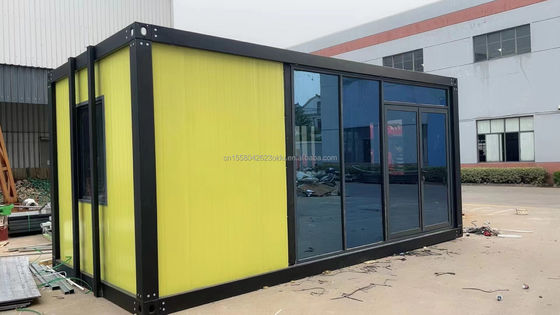 Colore personalizzato 20ft Prefabbricato Flat Package Container per lavoratori migranti sul cantiere