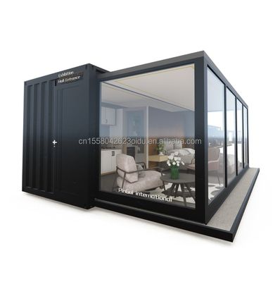 Colore personalizzato portabile 20ft portabile contenitore casa per coppie o hotel e vetri in lega di alluminio