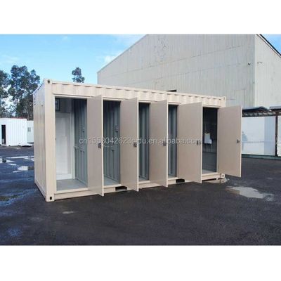 Sguardo moderno Bagno prefabbricato Bagno per negozio o villa Vetro in lega di alluminio e design moderno di metà secolo