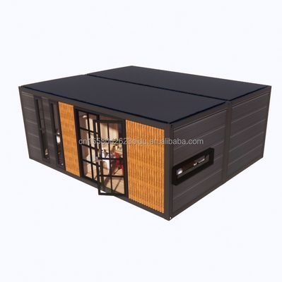 Luxury Modern Expandable Container Due piani Piccole case prefabbricate in legno Edifici Hotel Appartamento Cabina in acciaio Casa prefabbricata